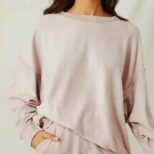 Free People Kelly Lounge Sweatshirt Small